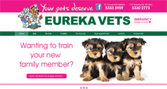 Desktop Screenshot of eurekavet.com.au